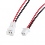 Micro JST PH 1.25 2 PIN Male Female Plug Connector With Wire Cables 100mm